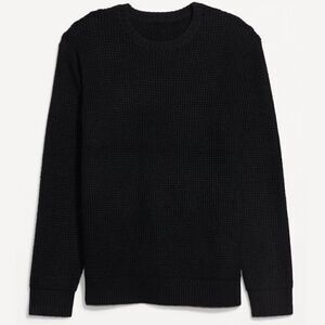 NWT! Men's Cozy Waffle-Textured Crew-Neck Sweater - Size XXXL